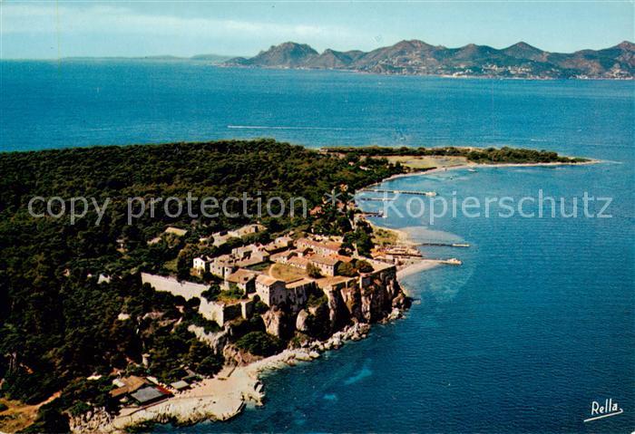 Iles de Lerins 06 Alpes-Maritimes Le Chateau fort bati par Richelieu Vue aerienn