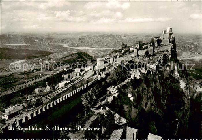 San Marino Repubblica Fliegeraufnahme