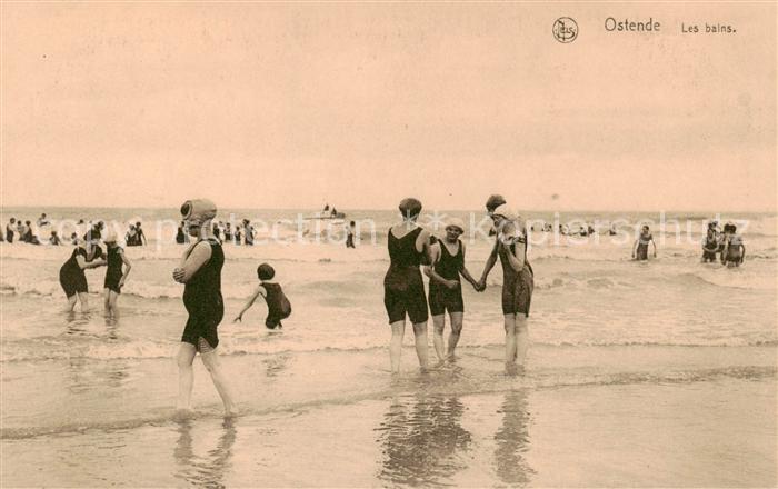 Ostende Oostende Les bains
