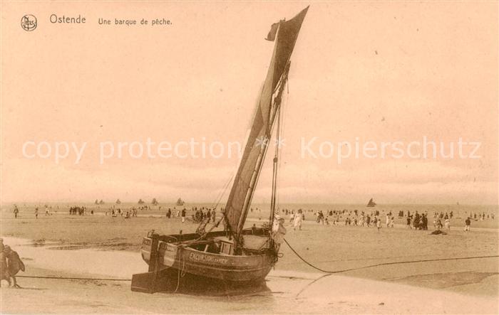 Ostende Oostende Une barque de peche