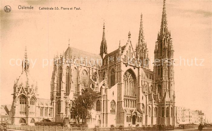 Ostende Oostende Cathedrale ss Pierre et Paul