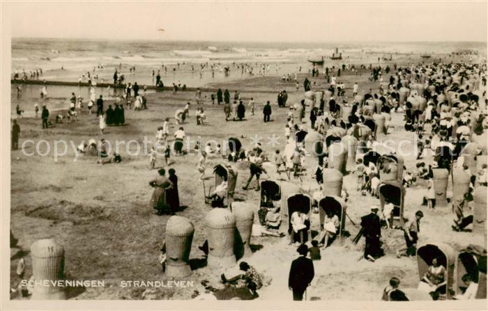 Scheveningen NL Strandpartie