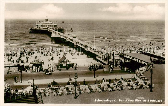 Scheveningen NL Panorama Pier en Boulevard