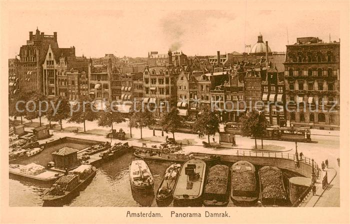 Amsterdam  NL Panorama Damrak