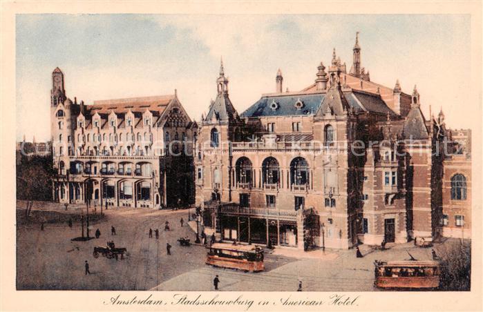 Amsterdam  NL Stadsschouwburg en American Hotel