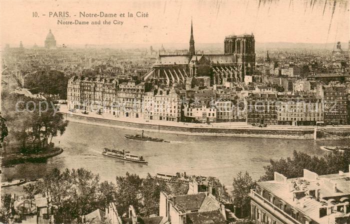 Paris 75 Notre Dame et la Cite
