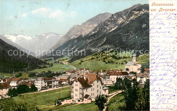 Gossensass Suedtirol IT Panorama am Brenner