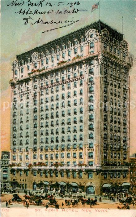 New York City St Regis Hotel