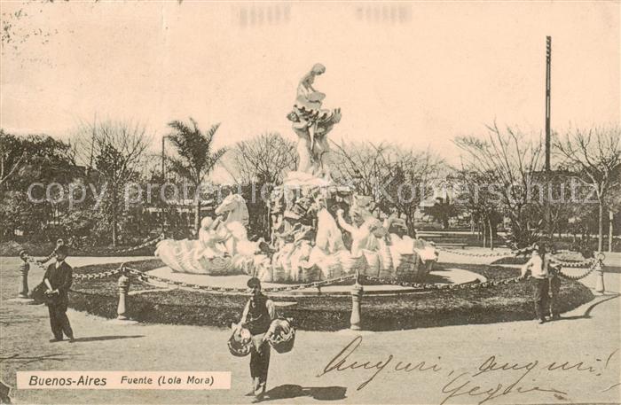 Buenos Aires Fuente Lola Mora