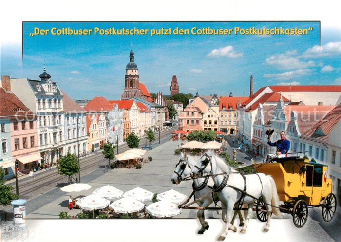 Cottbus Strassenpartie Cottbuser Postkutscher