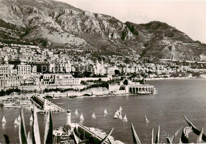Monte-Carlo Monaco Vue generale et les Regates
