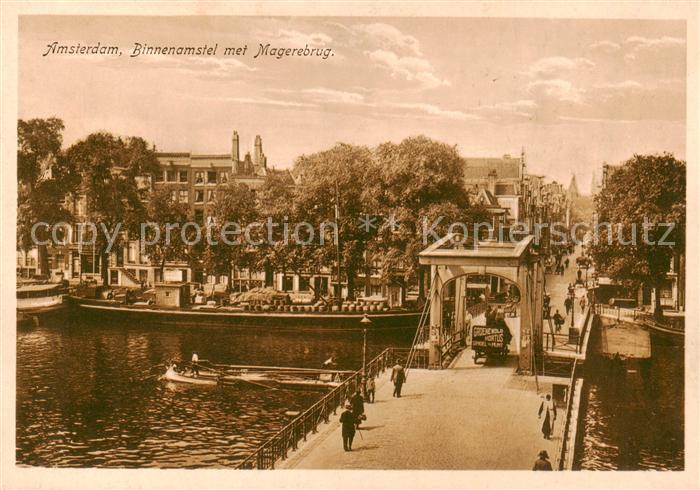 Amsterdam  NL Binnenamstel met Magerebrug