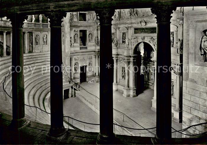 Vicenza IT Teatro Olimpico Veduta delle Loggie