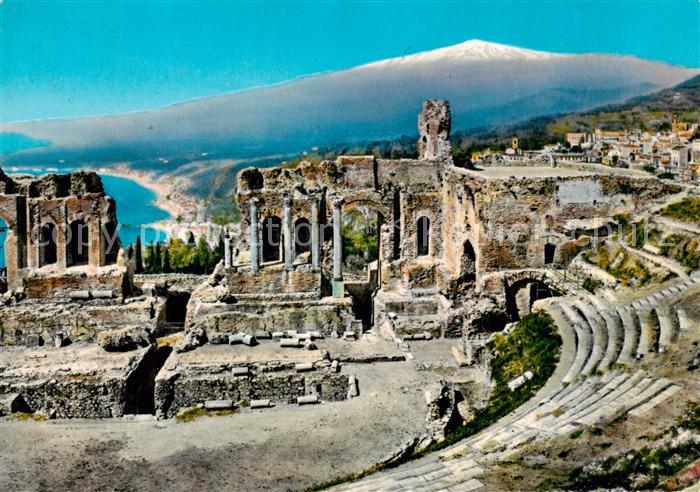Taormina Sicilia IT Teatro Greco La arena