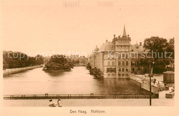 Den Haag La Haye NL Hofvijver See