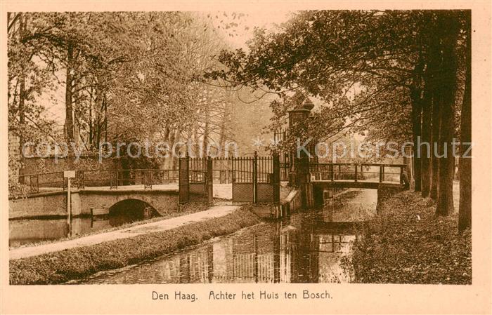 Den Haag La Haye NL Achter het Huis ten Bosch Schlosspark