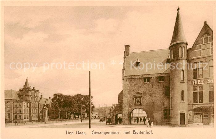 Den Haag La Haye NL Gevangenpoort met Buitenhof