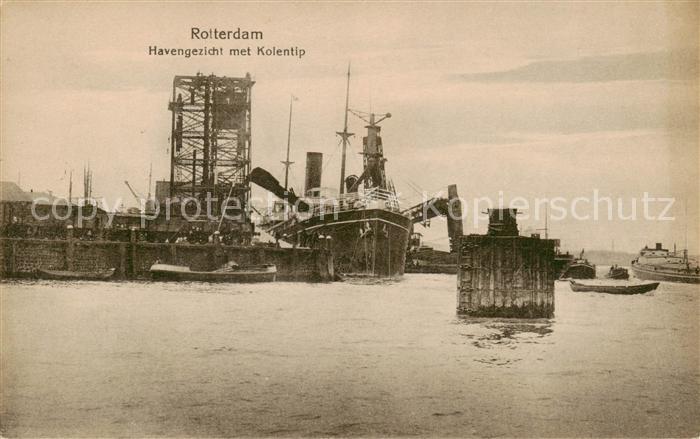Rotterdam Havengezicht met Kolentip