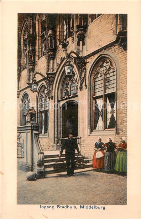Middelburg  Zeeland NL Ingang Stadhuis