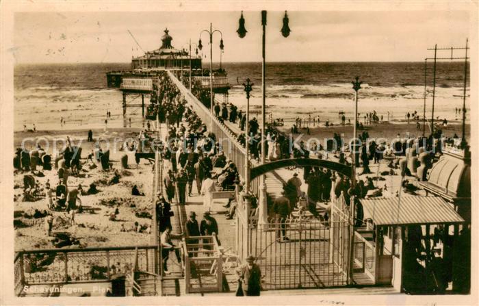 Scheveningen NL Pier Strand Seebruecke