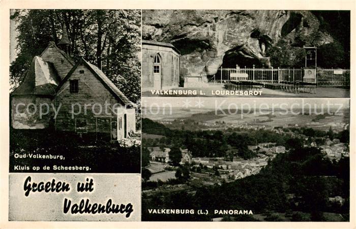 Valkenburg Zeeland NL Panorama Kluis op de Schaesberg Lourdesgrot