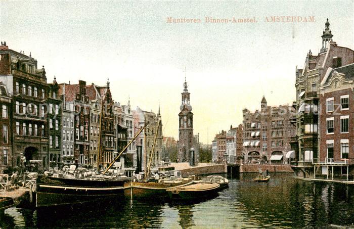 Amsterdam  NL Munttoren Binnen Amstel