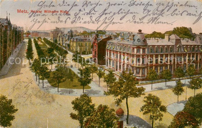 Metz  57 Moselle Kaiser Wilhelm Ring Geprüft Stempel