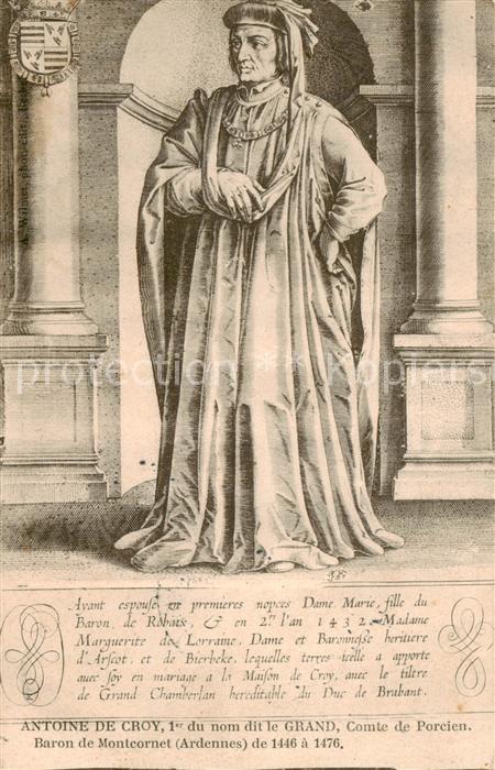 Montcornet 08 Ardennes Antoine de Croy Comte de Porcien Baron de Montcornet Kuen