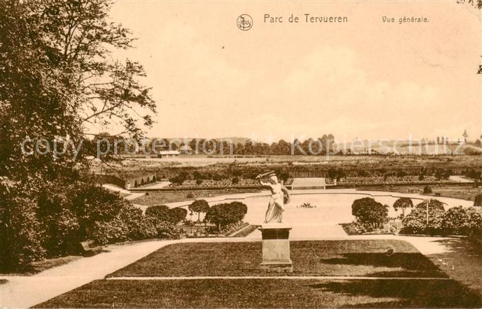 Tervueren Vue Generale du parc Feldpost