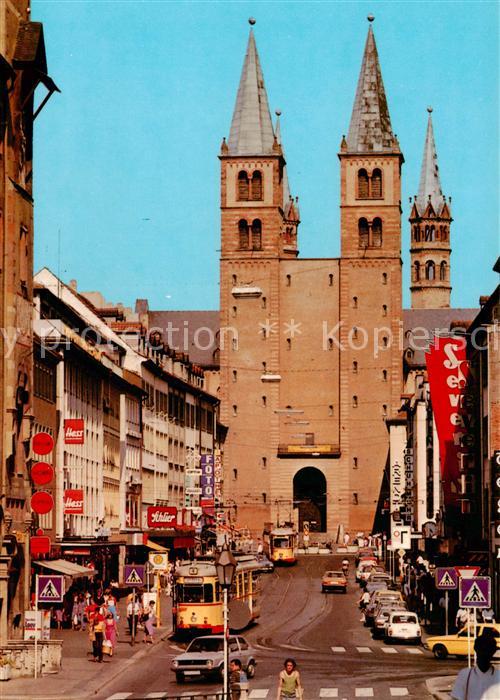 WueRZBURG Bayern Altstadt Domstrasse Dom St. Kilian