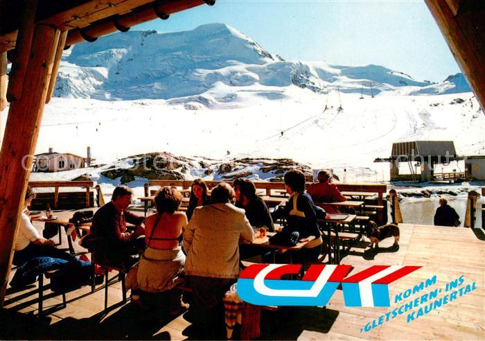 Kaunertal Tirol AT Kaunertaler Gletscherbahnen Bergrestaurant