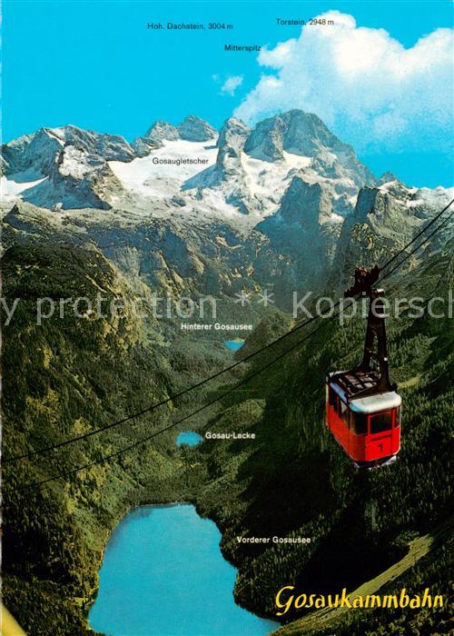 Gosau Salzkammergut AT Gosaukammbahn Bergbahn Gletscher Hoher Dachstein