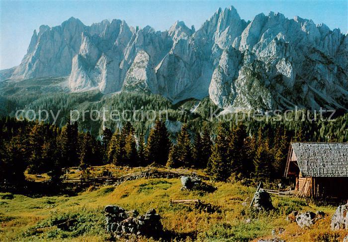 Gosaukamm Gosau Salzkammergut AT Blick von der Ebenalm Dachsteingebirge