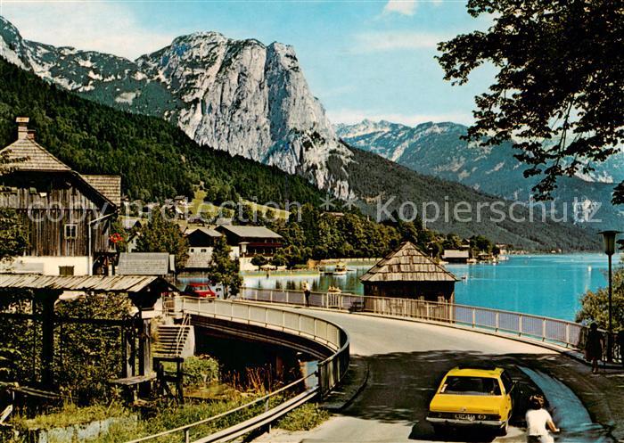 Grundlsee Steiermark Seeklause am Grundlsee mit Backenstein Totes Gebirge
