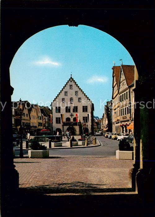 Bad Mergentheim Blick zum Rathaus
