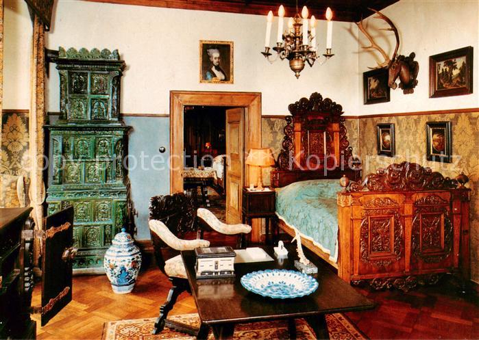 Heiligenberg Baden Schloss Gaestezimmer Blauer Gang