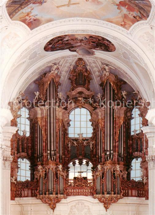 Weingarten Wuerttemberg Benediktinerabtei Basilika Gablerorgel 18. Jhdt.