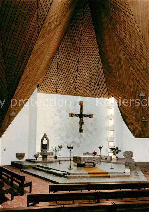 Immenstaad Bodensee Katholische Pfarrkirche St. Jodokus Innenansicht