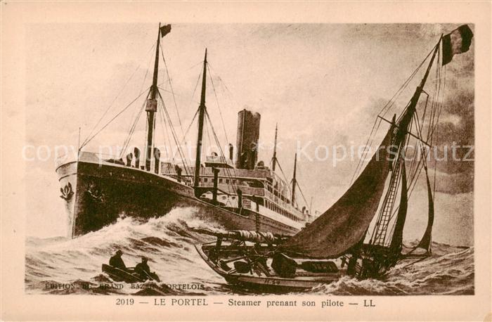 Dampfer Oceanliner LL 2019 Le Portel Steamer prenent son pilote