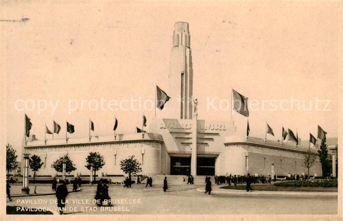 Exposition Bruxelles 1935 Pavillon la Ville de Bruxelles