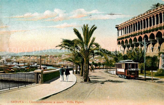 Strassenbahn Genova Villa Figara