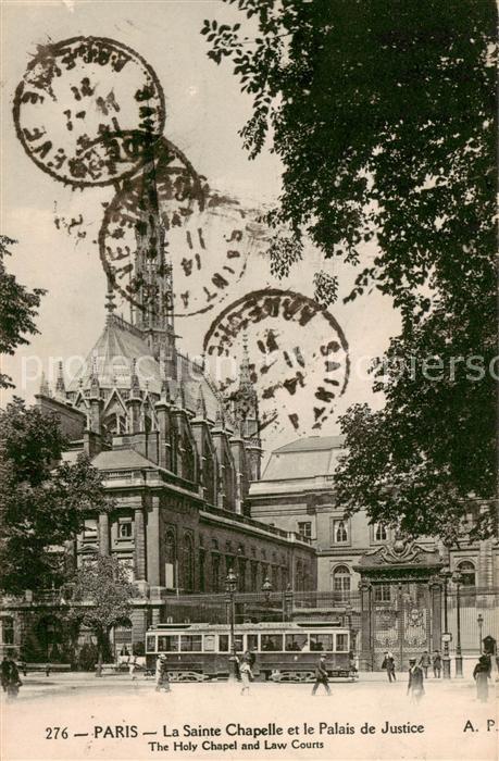 Strassenbahn Paris La Sainte Chapelle