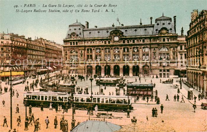 Strassenbahn Paris La Gare St Lazare