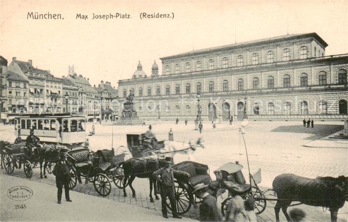 Strassenbahn Muenchen Max Joseph Platz