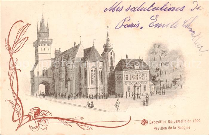 Exposition Universelle Paris 1900 Pavillon de la Hongri