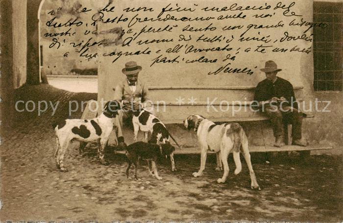 Hunde Männer und Hunde