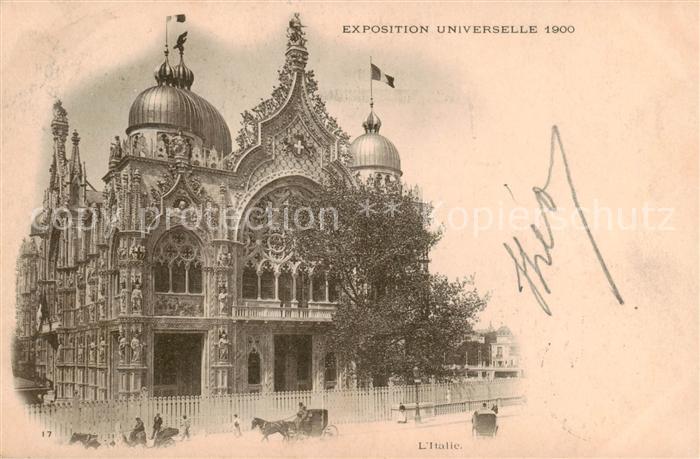 Exposition Universelle Paris 1900 L Italie
