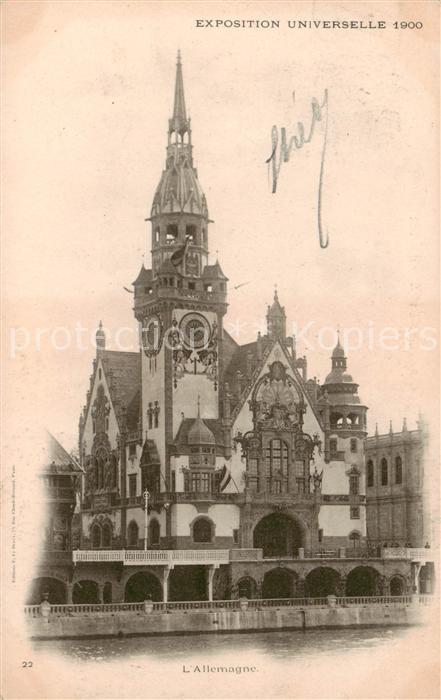 Exposition Universelle Paris 1900 L Allemangne