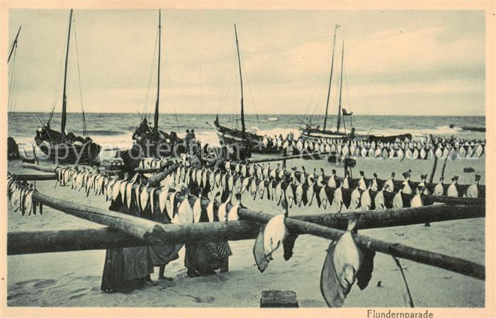 Fischerei Flundernparade