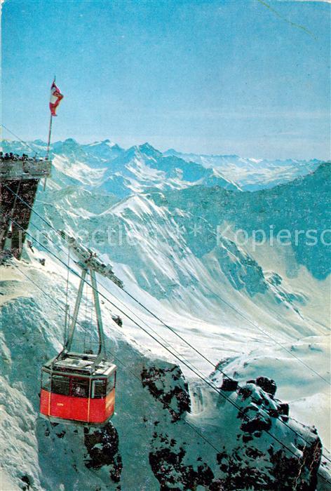 Seilbahn Cable-Car Telepherique Lenzerheide Rothornbahn
